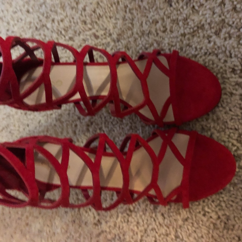 Red Aldo Sandals